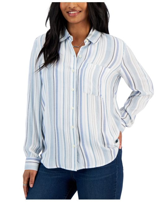 Style & Co Button Front Shirt Created for