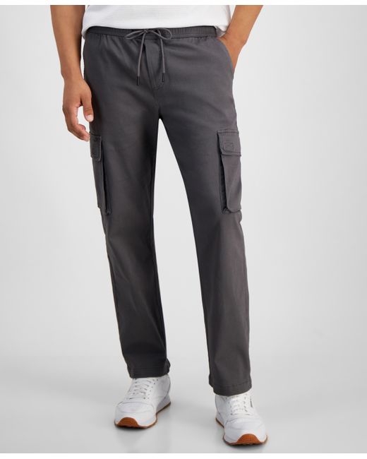 And Now This Regular-Fit Twill Drawstring Cargo Pants Created for