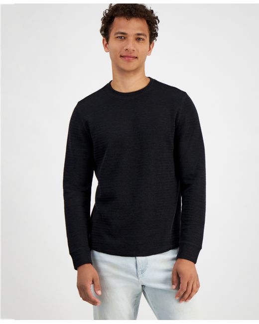 And Now This Regular-Fit Ribbed-Knit Long-Sleeve T-Shirt Created for