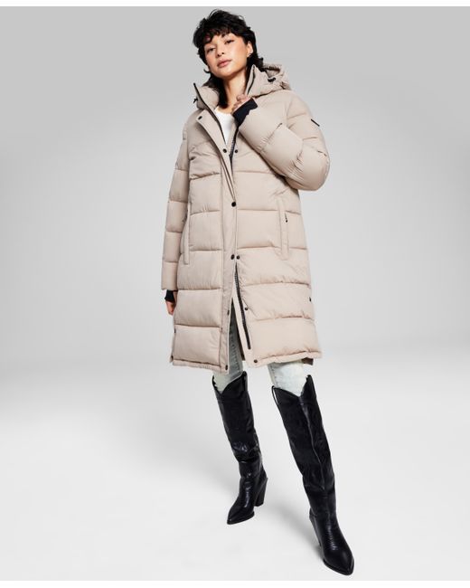 BCBGeneration Petite Hooded Puffer Coat Created for