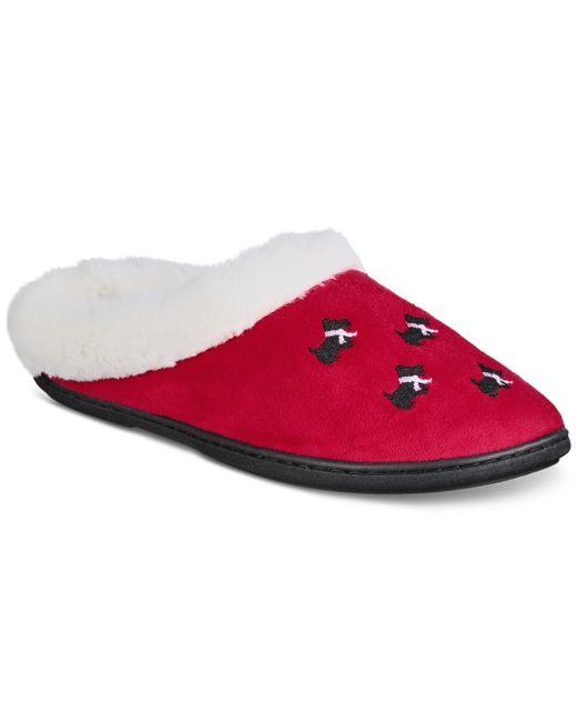 Charter Club Scottie Dogs Hoodback Slippers Created for