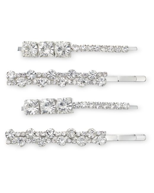 I.N.C. International Concepts 4-Pc. Tone Crystal Bobby Pin Set Created for