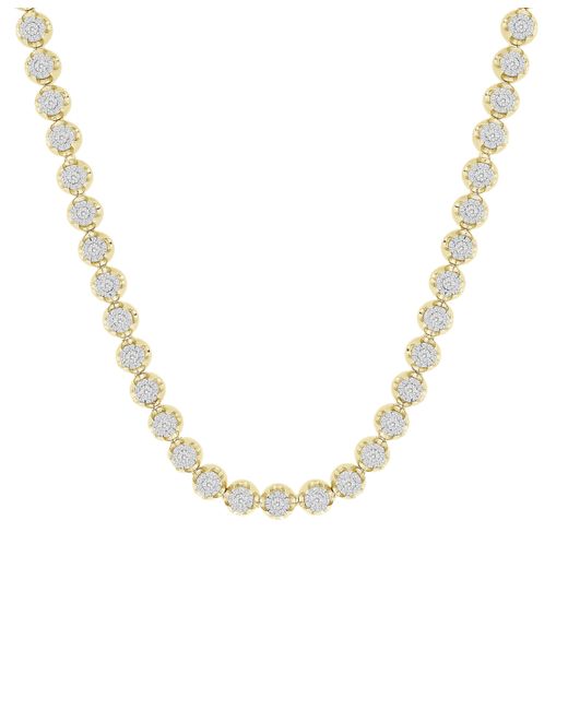 Macy's Diamond 22 Tennis Necklace 2-1/2 ct. t.w. in 10k Gold