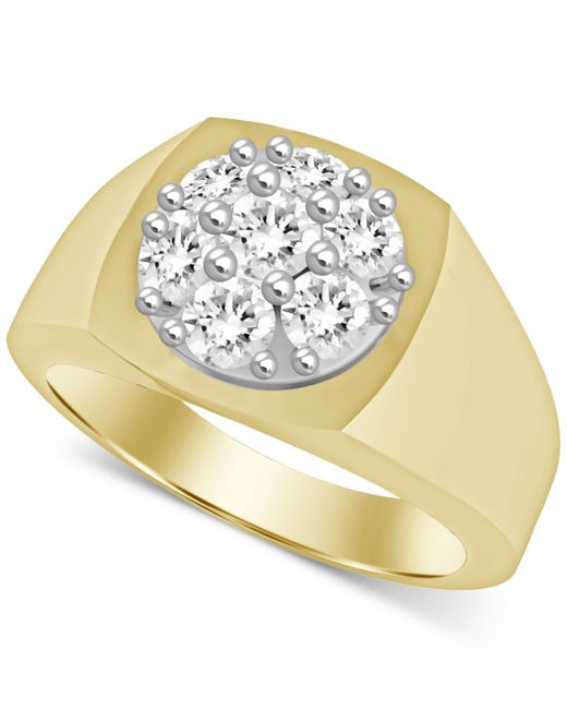 Macy's Diamond Cluster Polished Ring 1 ct. t.w. in 14k Gold