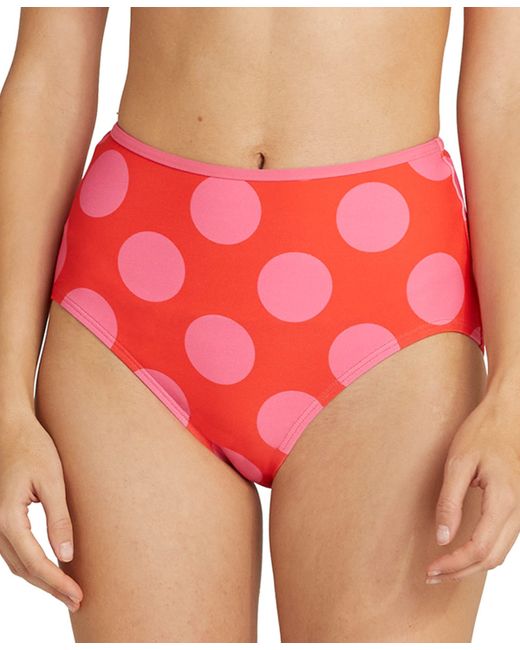 Kate Spade New York High-Waist Bikini Bottoms Swimsuit