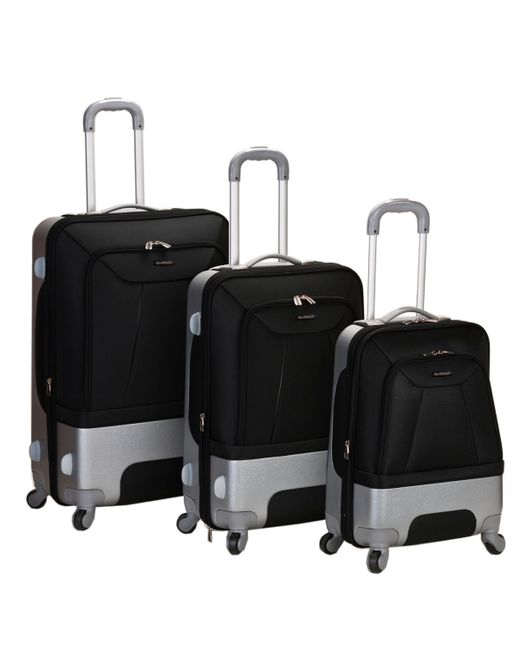 Rockland Rome 3-Pc. Hardside Luggage Set