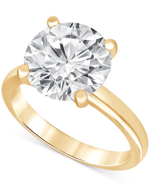 Badgley Mischka Certified Lab Grown Diamond Solitaire Engagement Ring 5 ct. t.w. in 14k Gold