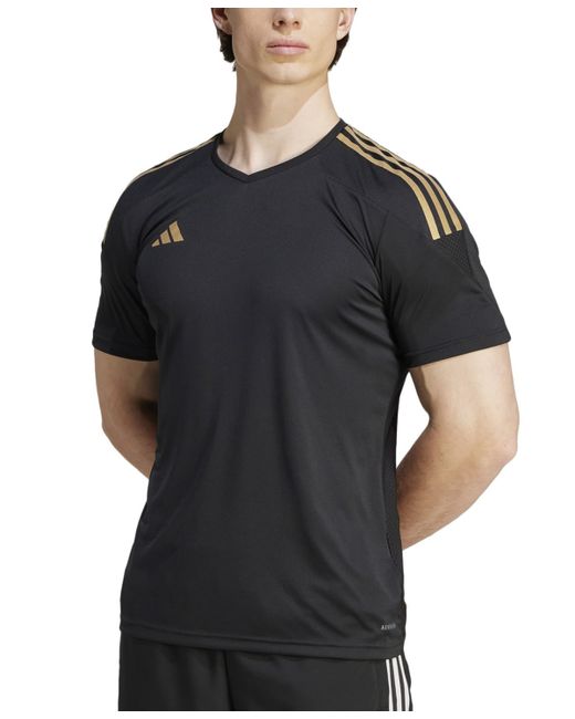 Adidas Tiro 23 Short Sleeve Metallic Football Jersey