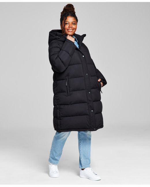 BCBGeneration Plus Hooded Puffer Coat Created for