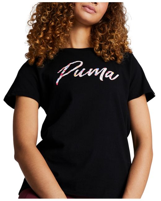 Puma Live In Cotton Graphic Short-Sleeve T-Shirt