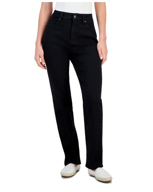 Style & Co High Rise Straight-Leg Jeans Created for