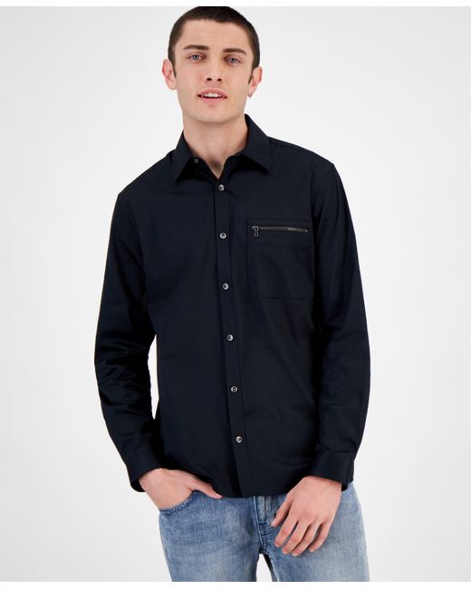 I.N.C. International Concepts Jared Regular-Fit Sateen Shirt Created for