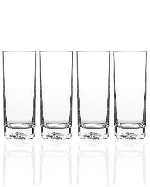 Luigi Bormioli Glassware Set of 4 On the Rocks Highball Glasses