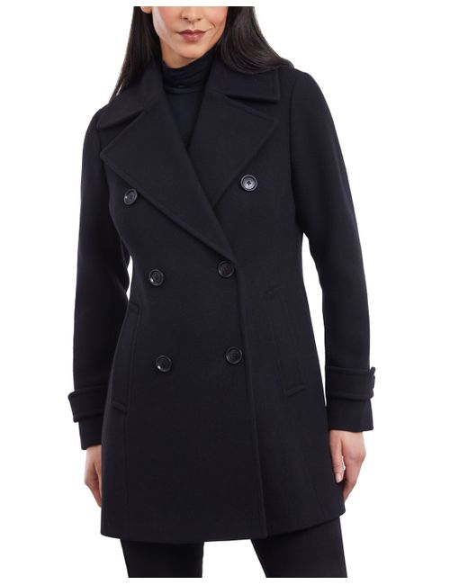 Michael Kors Michael Double-Breasted Notched-Collar Coat