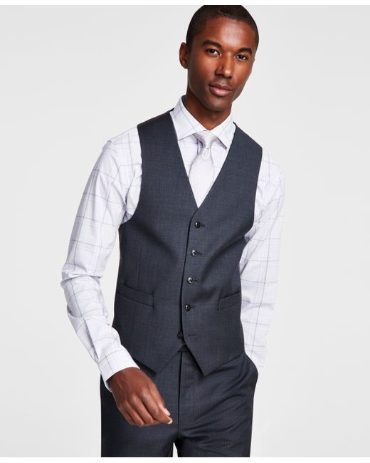 Michael Kors Classic-Fit Wool Stretch Solid Suit Vest