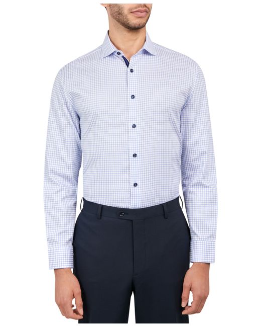 Michelsons Regular-Fit Mini-Check Dress Shirt