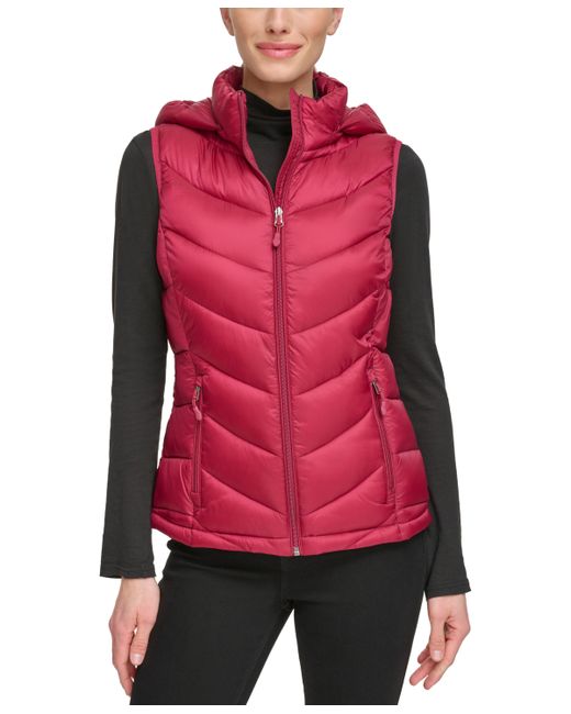 Charter Club Packable Hooded Puffer Vest Created for