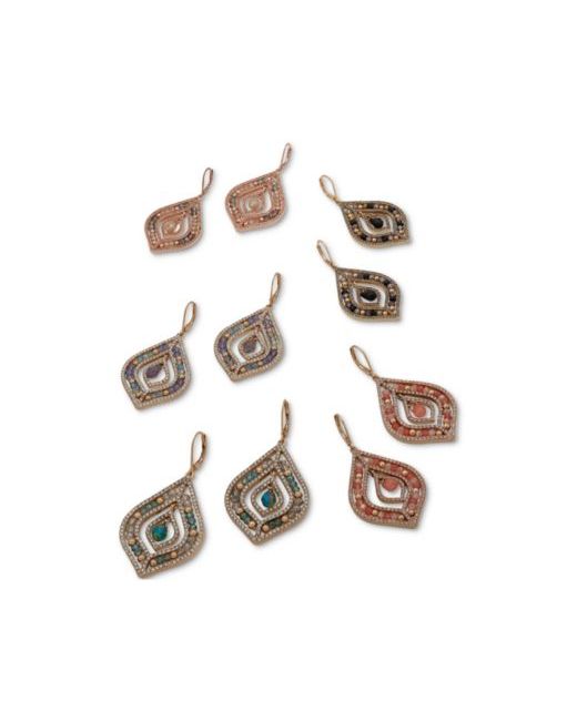 Lonna & Lilly Lonna Lilly Gold Tone Pave Bead Chandelier Earrings Collection