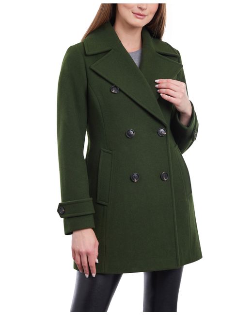 Michael Kors Michael Double-Breasted Notched-Collar Coat