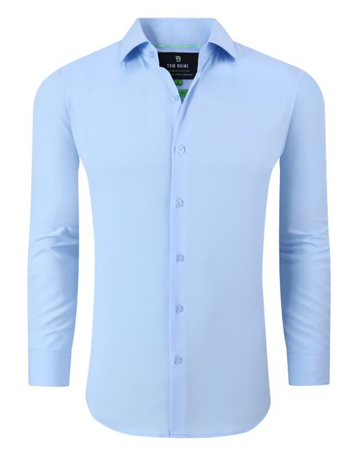 Tom Baine Performance Stretch Solid Button Down Shirt