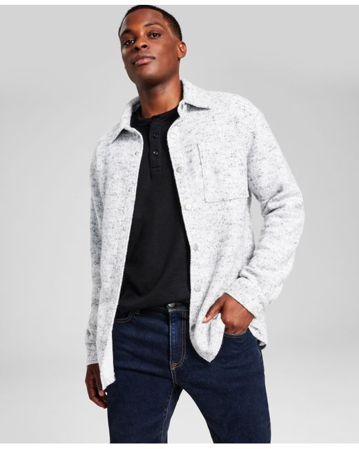 And Now This Oversized-Fit Fleece Shirt Jacket Created for