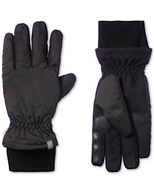 ISOTONER Signature Touchscreen Water Repellant Ripstop Gloves