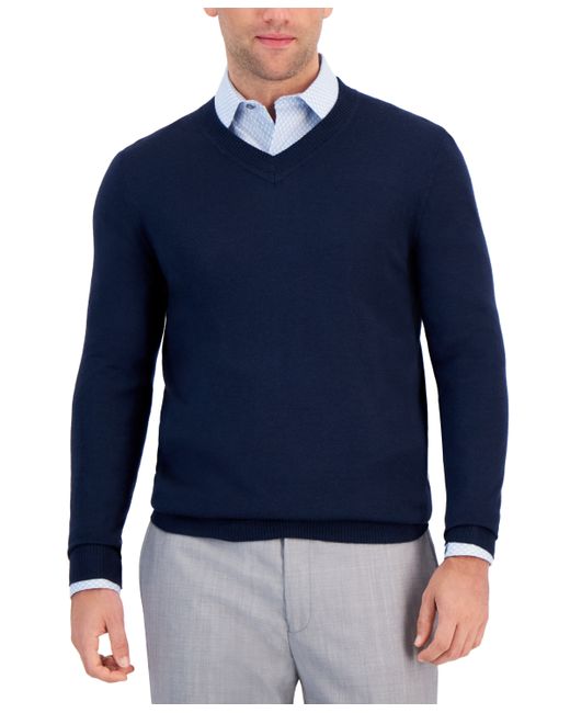 Alfani Long-Sleeve V-Neck Performance Sweater Created for