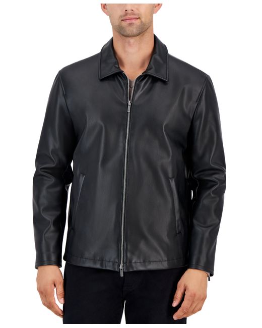 Alfani Faux-Leather Jacket Created for