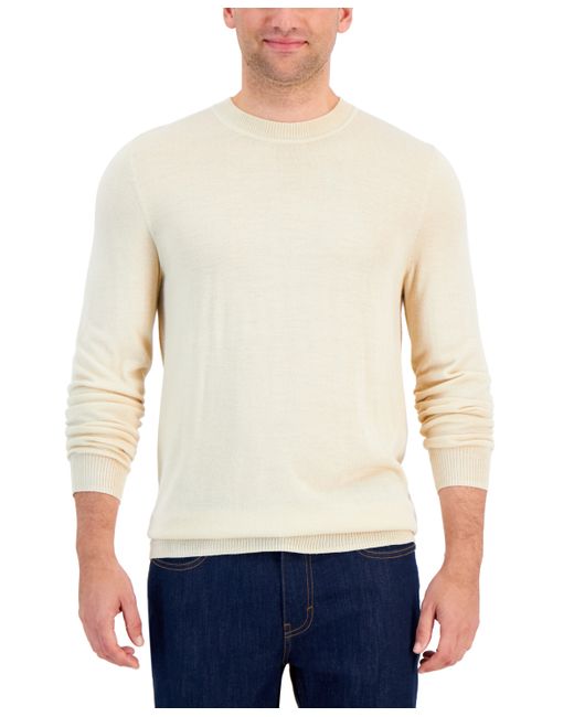 Alfani Long-Sleeve Crewneck Performance Sweater Created for