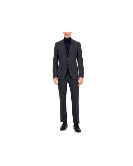 A x Armani Exchange Ax Armani Exchange Slim Fit Windowpane Plaid Suit Separates