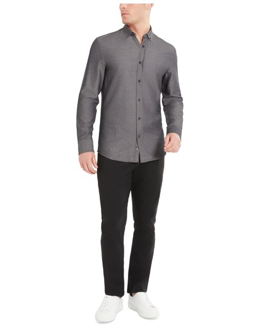 Kenneth Cole 4-Way Stretch Solid Button-Down Shirt
