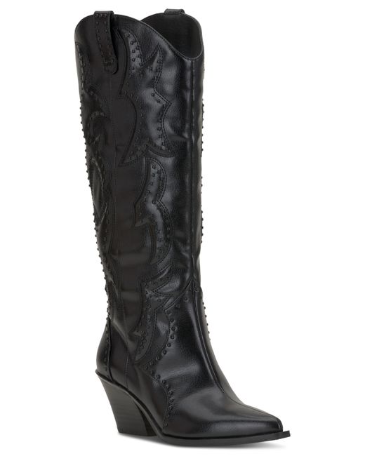 Jessica Simpson Zaikes 2 Studded Western Boots Shoes