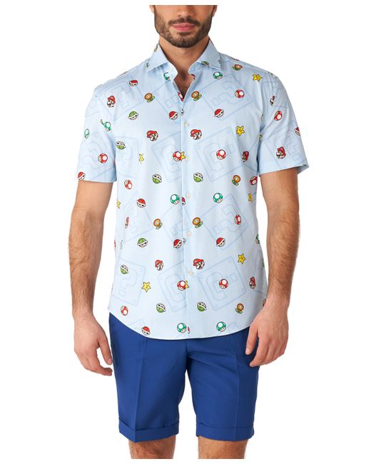 OppoSuits Short-Sleeve Super Mario Icons Graphic Shirt