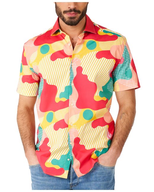 OppoSuits Short-Sleeve Coral Graphic Shirt