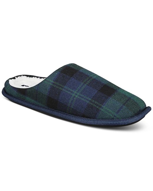 Club Room Barn Plaid Slippers Created for