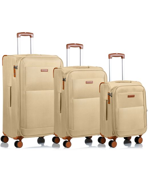 Champs Classic 3 Piece Softside Luggage Set