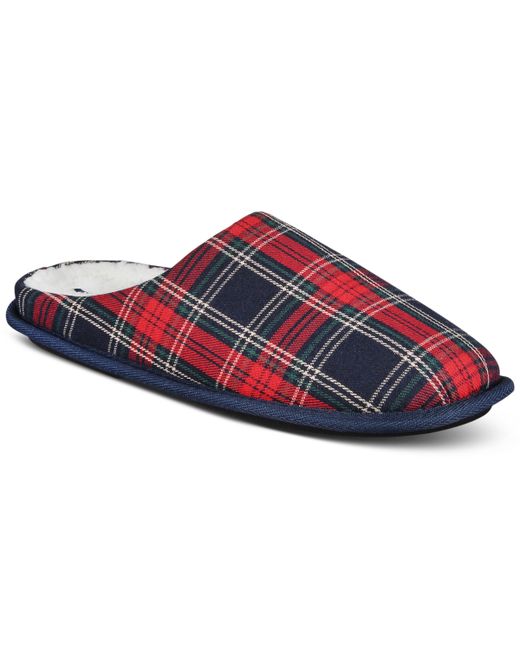 Club Room Jake Plaid Slippers Created for