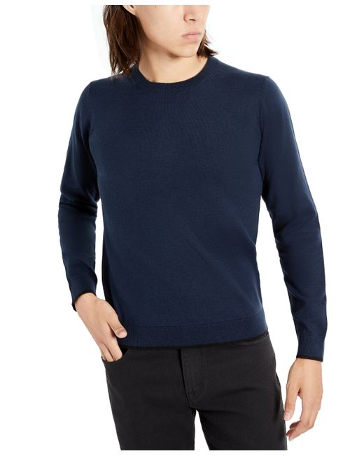 Kenneth Cole Slim Fit Lightweight Crewneck Pullover Sweater