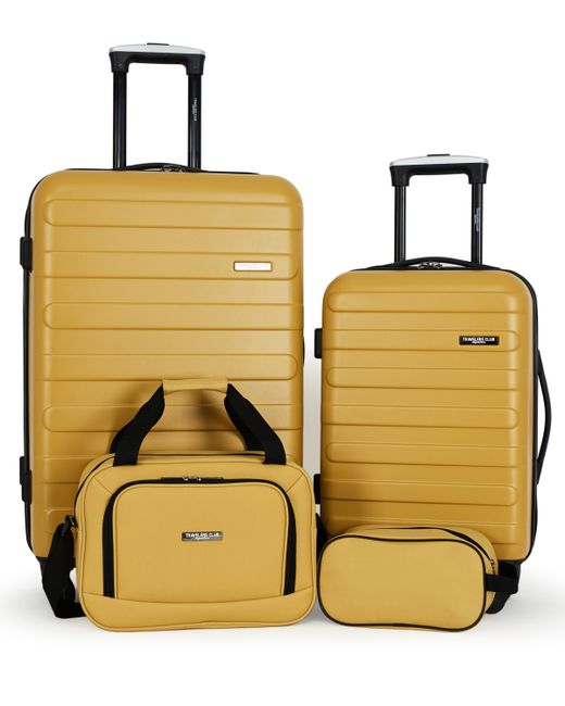 Travelers Club Austin 4 Piece Hardside Luggage Set