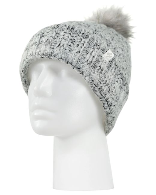 Heat Holders Marseille Ribbed Roll-Up Pom-Pom Hat
