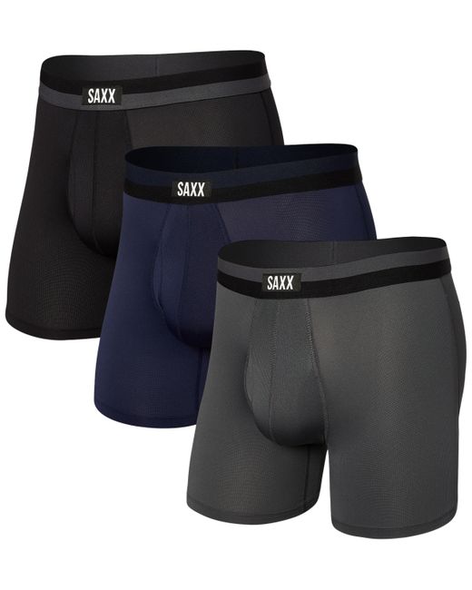 Saxx Sport Mesh 3-Pk. Slim-Fit Boxer Briefs