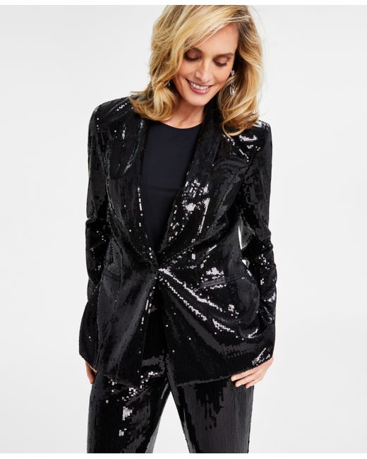I.N.C. International Concepts Sequin Blazer Created for