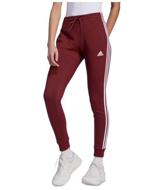 Adidas 3-Stripe Cotton Fleece Sweatpant Jogger