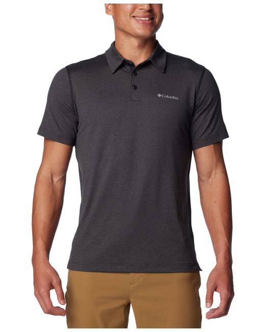 Columbia Carter Short Sleeve Performance Crest Polo