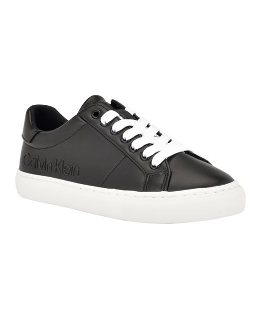 Calvin Klein Camzy Round Toe Lace-Up Casual Sneakers