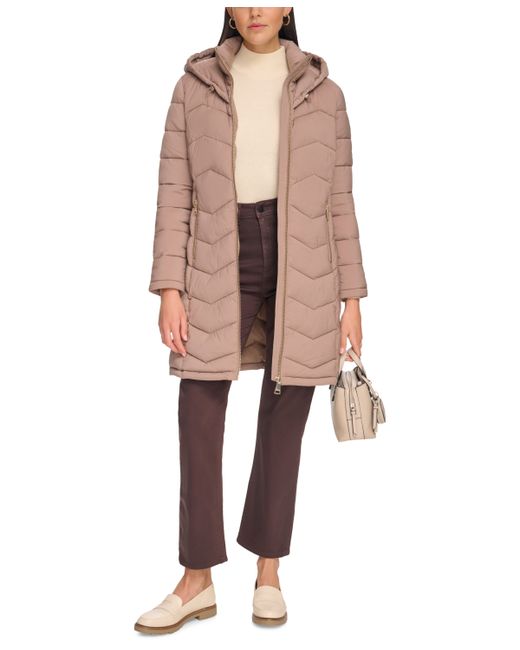 Calvin Klein Hooded Packable Puffer Coat