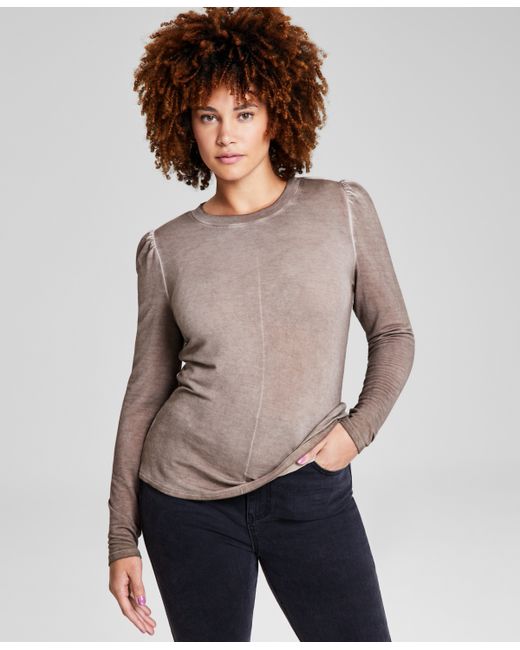 And Now This Long Puff-Sleeve Top Created for