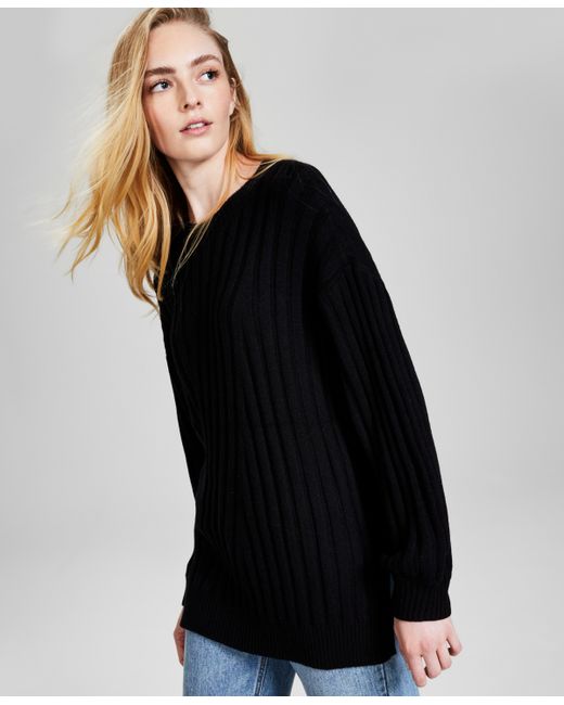And Now This Directional Rib Tunic Sweater Created for