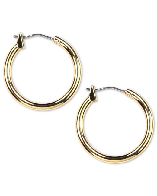 AK Anne Klein Gold-tone Hoop Earrings 1