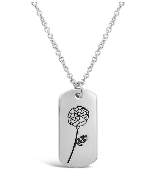 Sterling Forever Birth Flower Necklace Marigold/